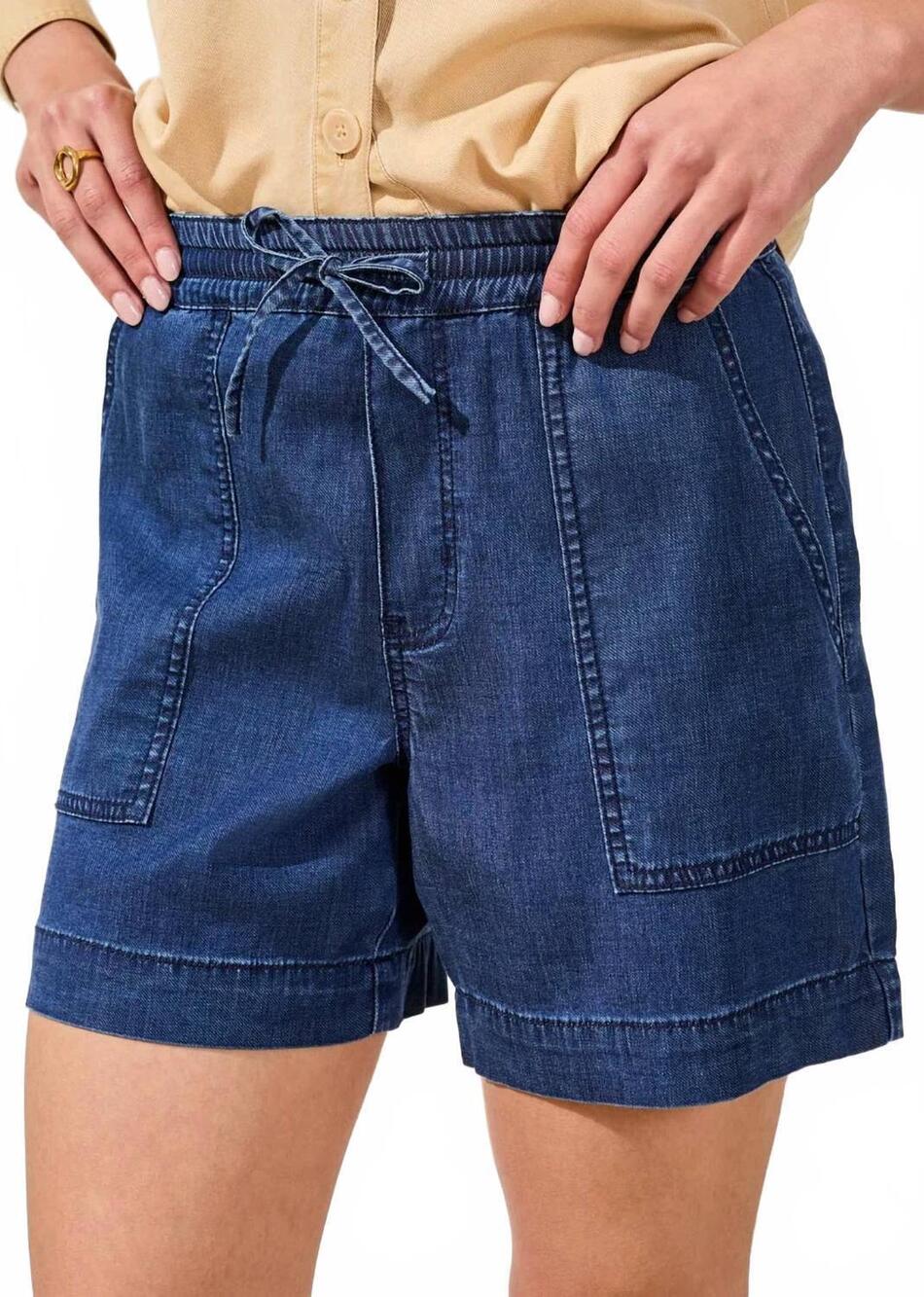 NEW TRIBAL audrey shorts in blue